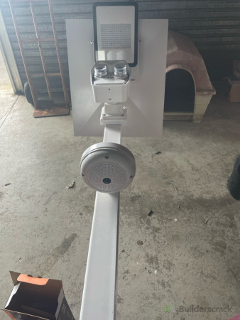 security tower being built from scratch