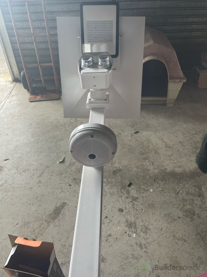 security tower being built from scratch