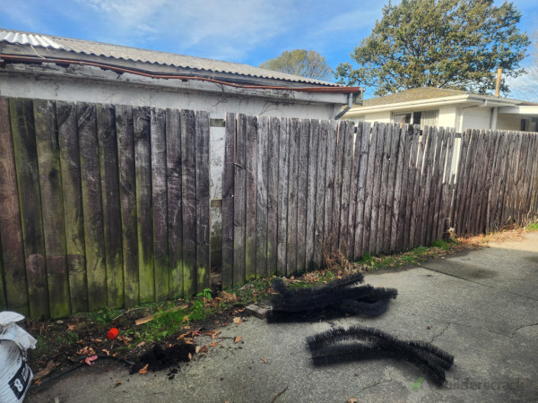 Old fence to be removed