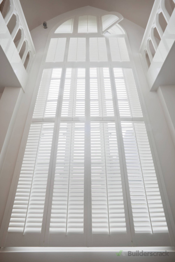 Large panel shutters