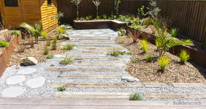 Riverbed garden