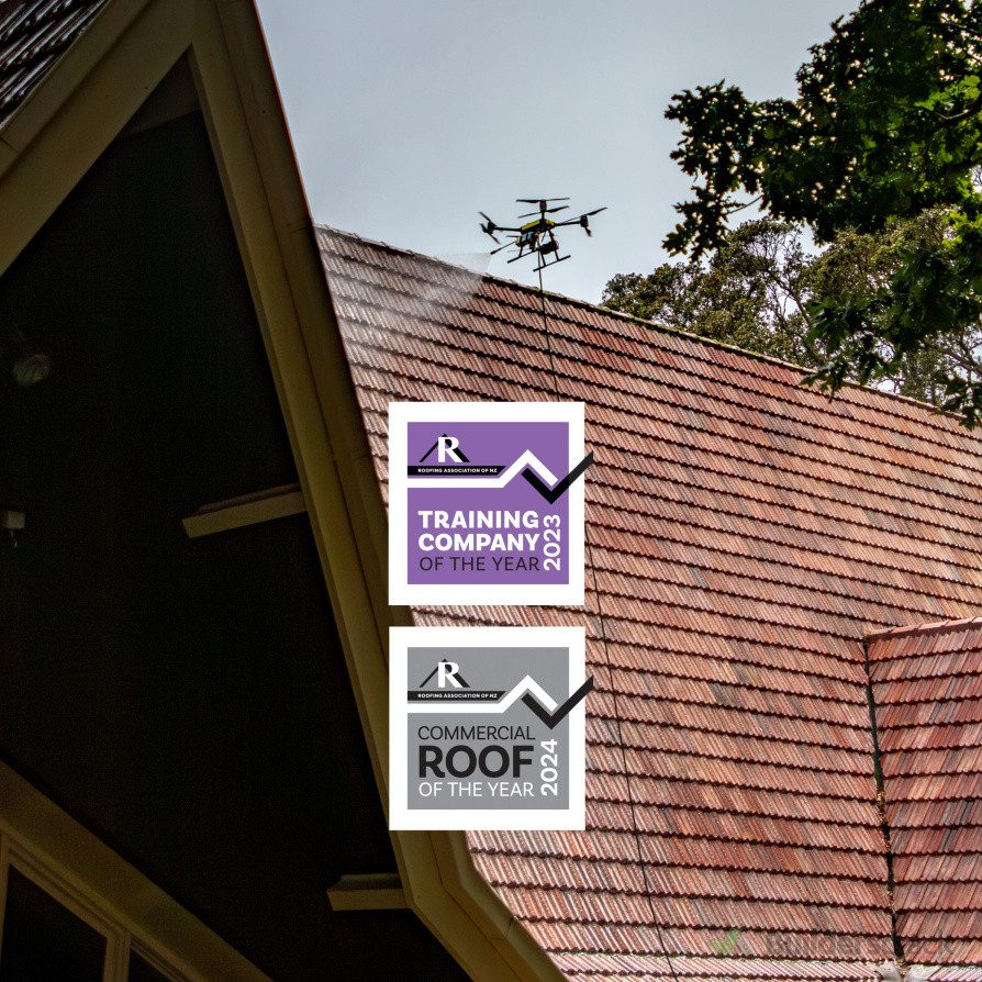Drone Roof Cleaning