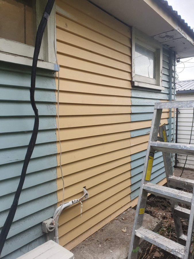 Replace rotten weather boards