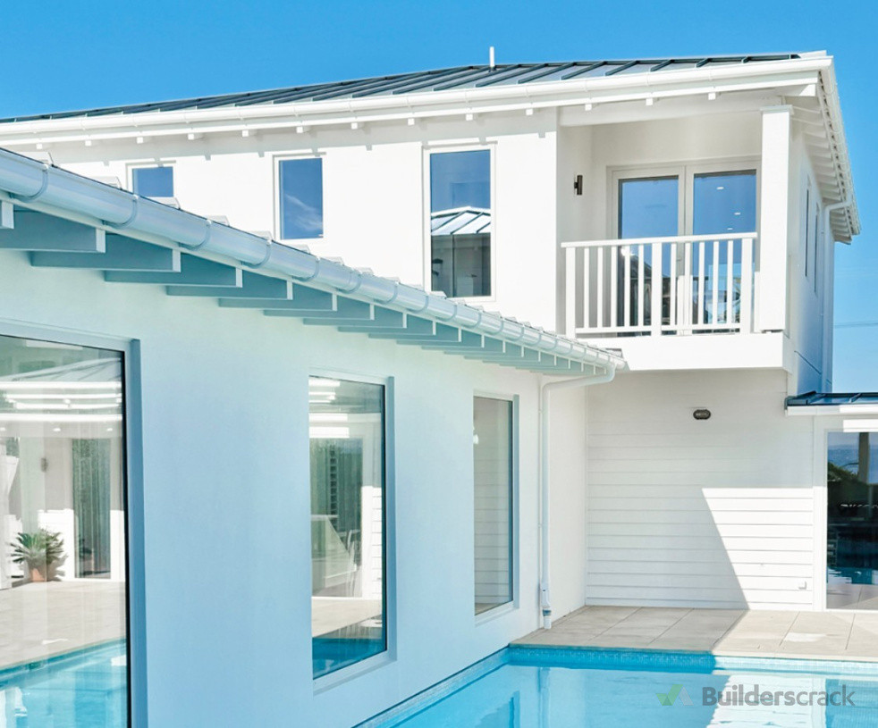 Gutter install - New beach house
