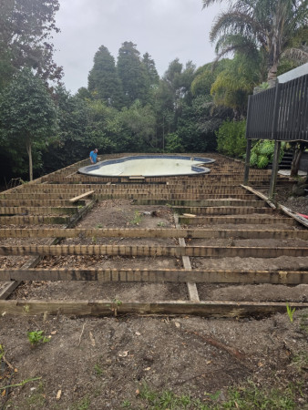 Replace & reinforce, lift and straighten old framing