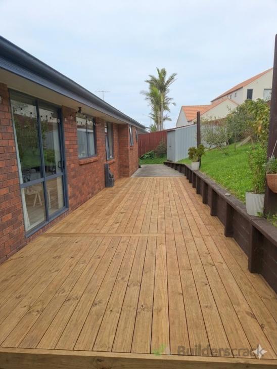 Low-Profile Timber Deck Installation (#1268638) | Builderscrack