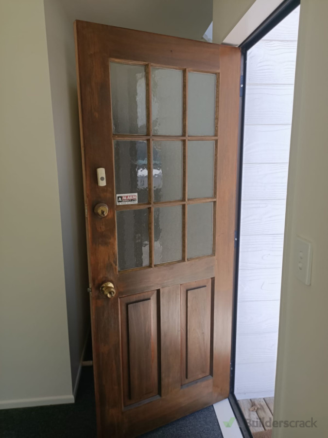 Before(Interior Front door painting and polishing)