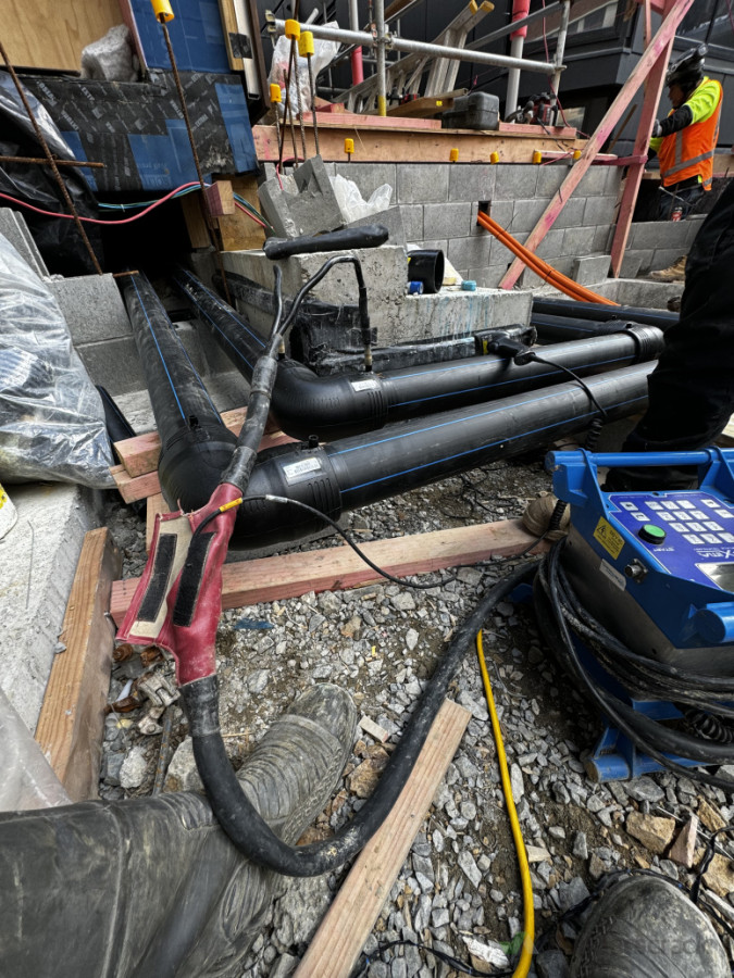 110mm 88 degree HDPE electrofusion wielding