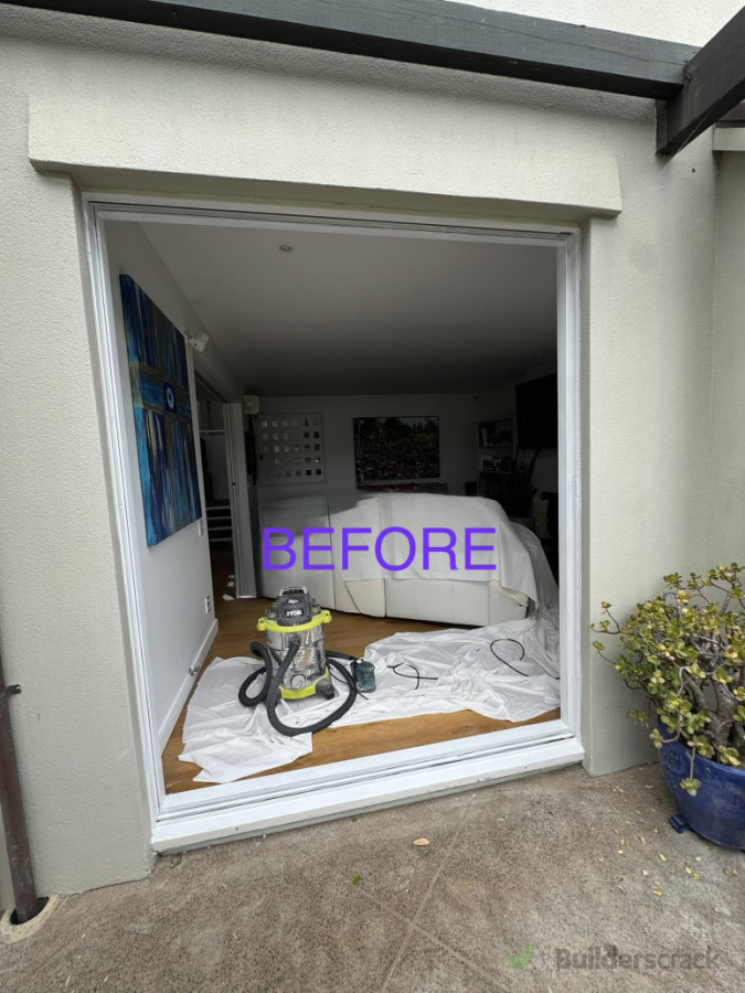 Uninstall the old door