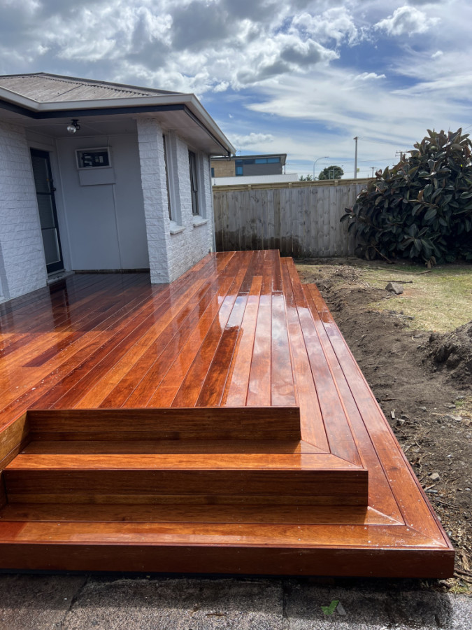 Kwila deck
