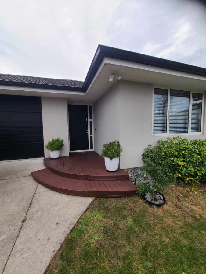 build new curve decking