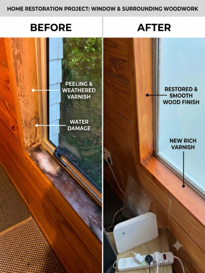 Before & After Window Frames