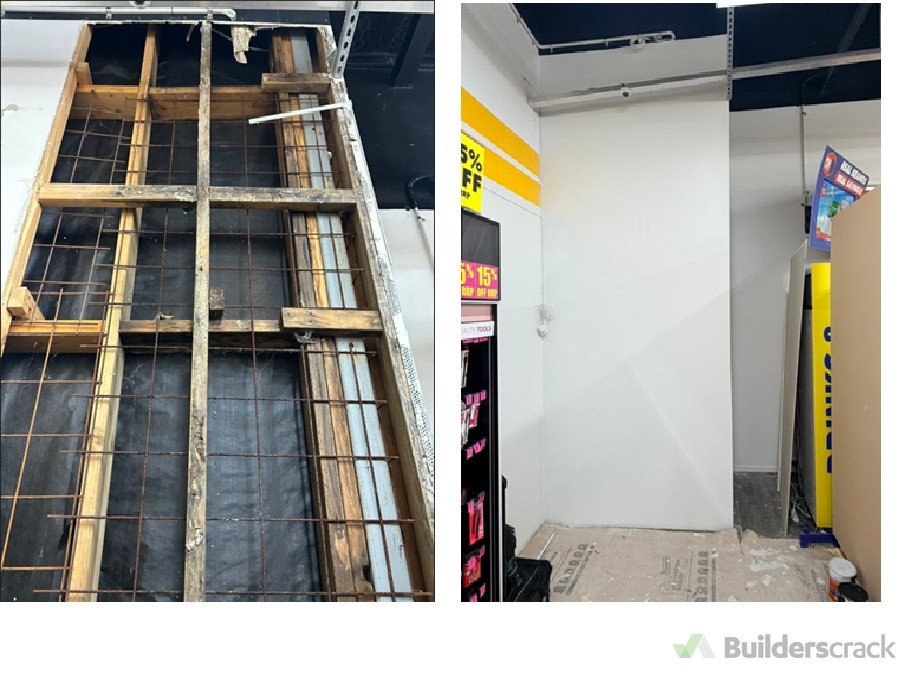 A roof leak required emergency removal and replacement of damaged GIB. All affected materials were stripped out and replaced with new GIB to restore the area.