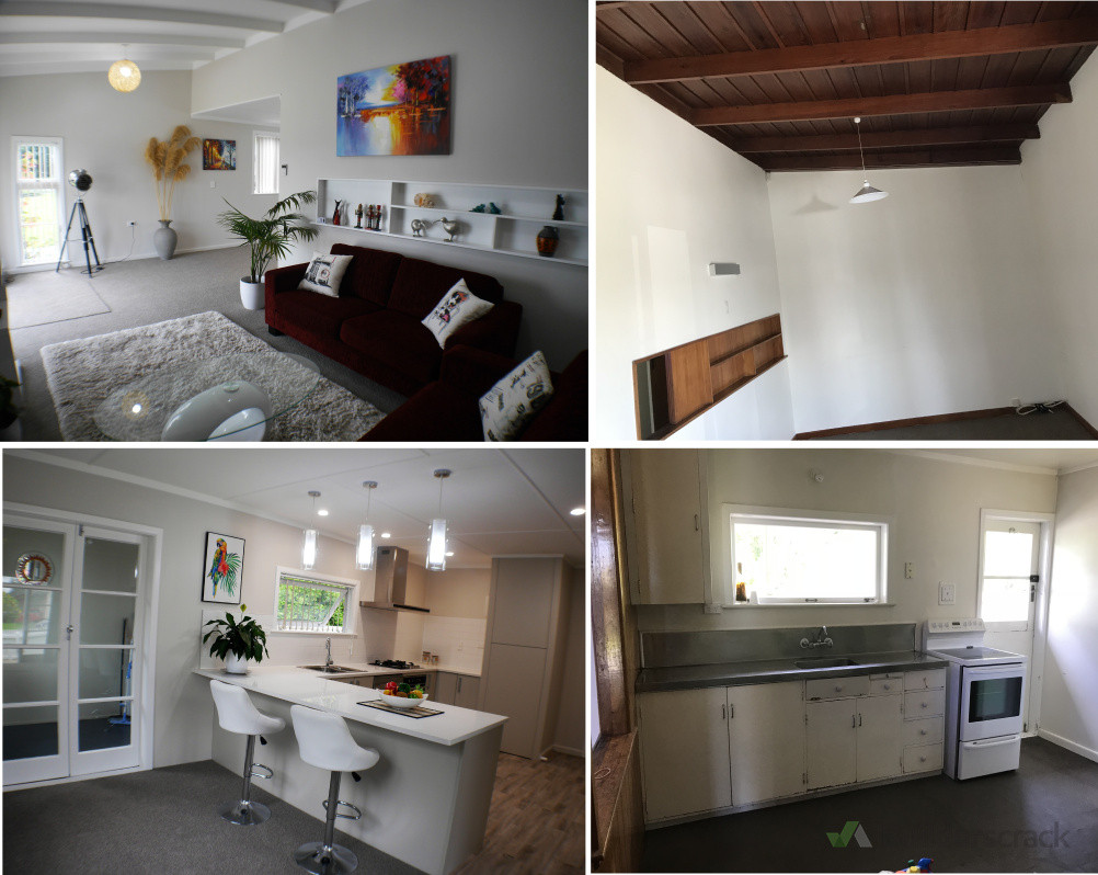 Before and After Full Renovation.