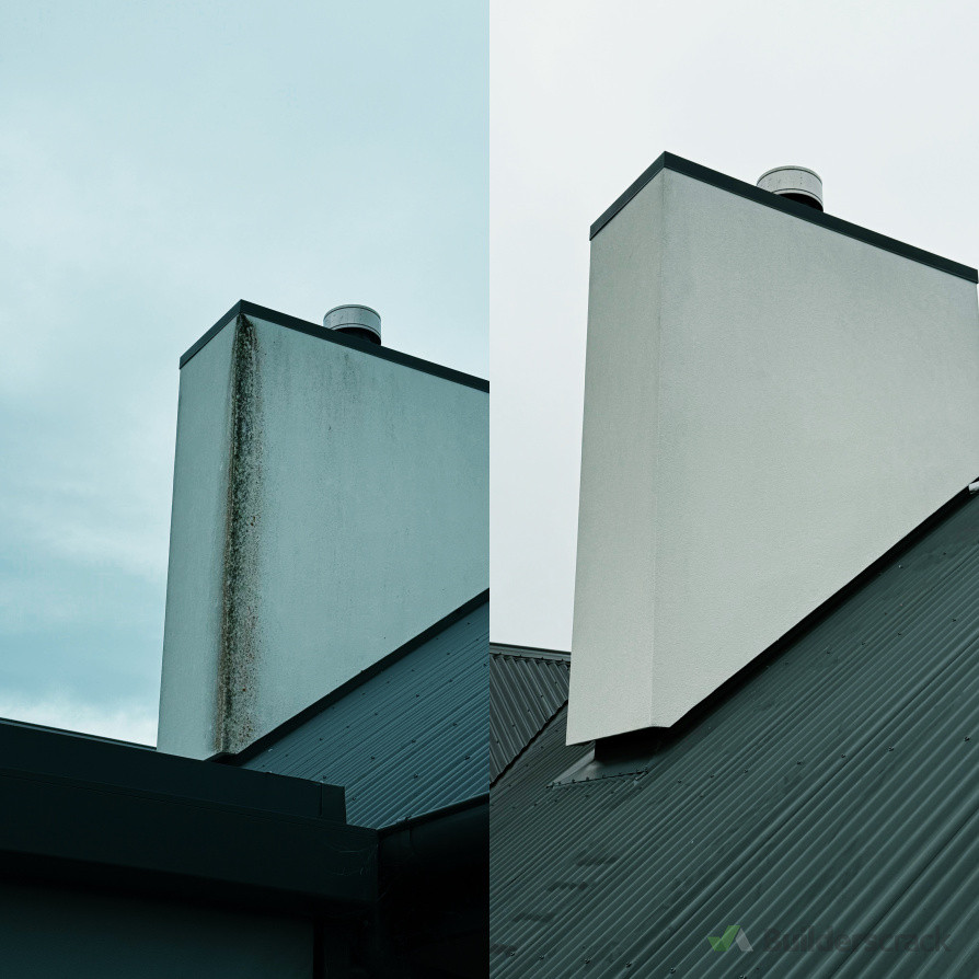 House/ roof moss treatment transformation