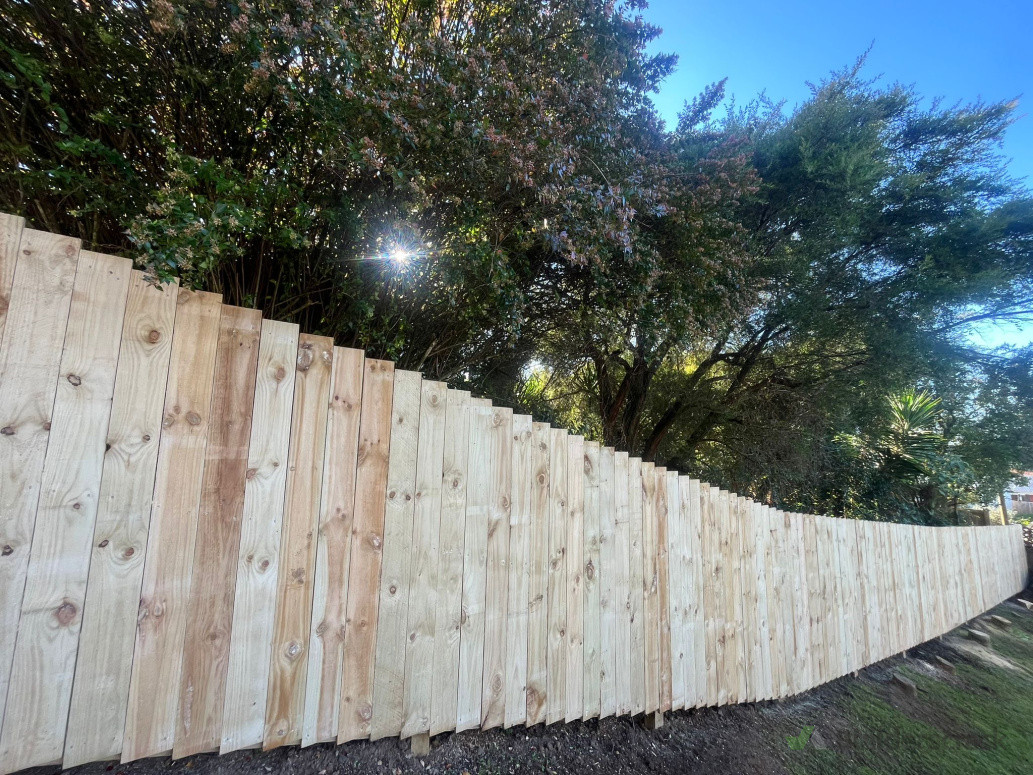 Wooden fence