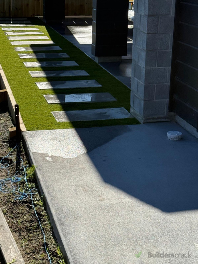 pavers and turf