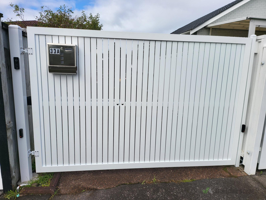 Single swing gate automated by BFT