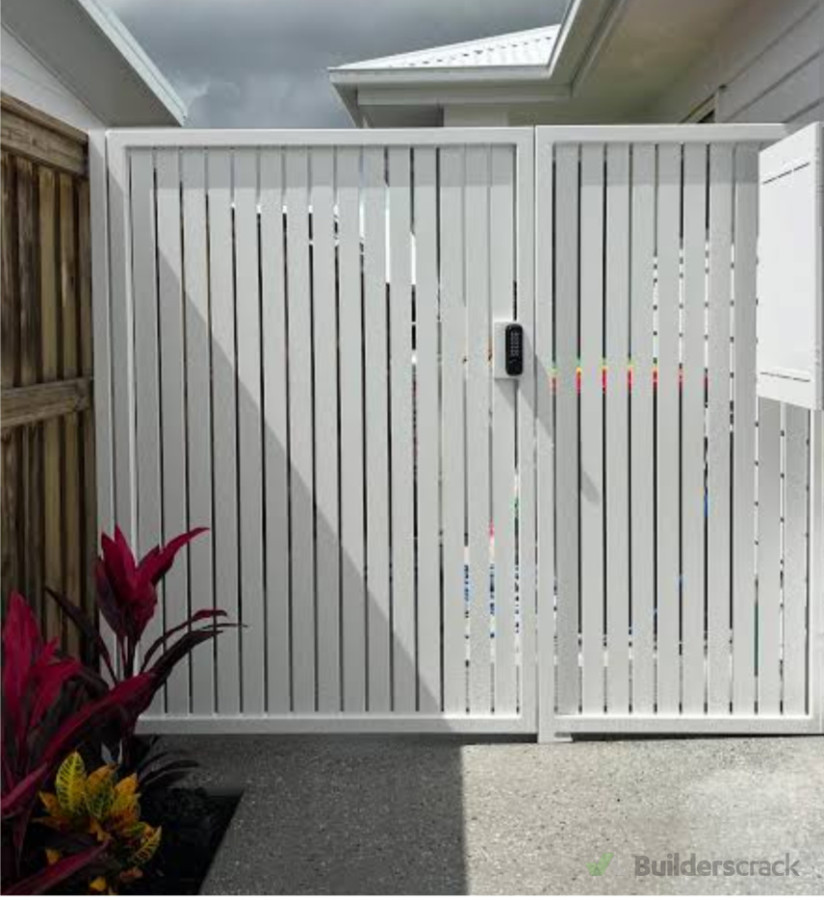 Ped gate with access control