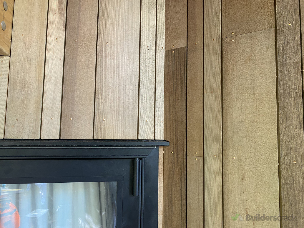 VERTICAL SHIP CEDAR CLADDING, PARNELL
