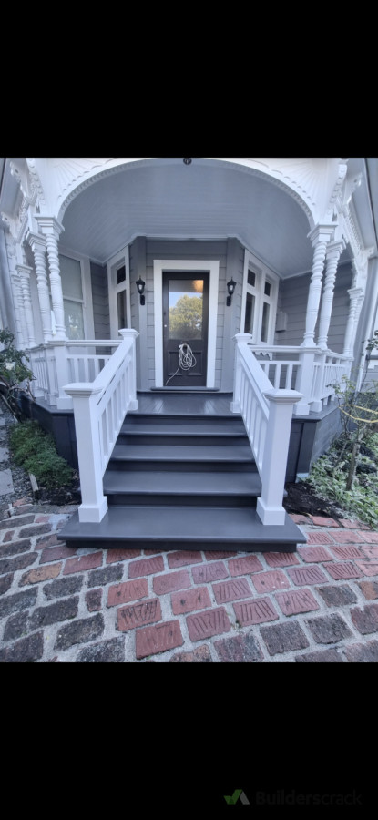 Exterior entrance we gave a freshen up