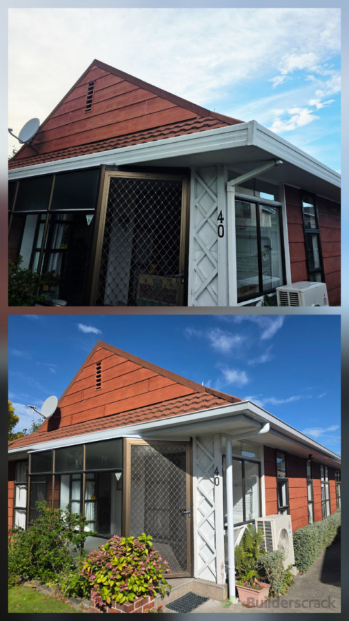 Gutter conversion and eaves replacement