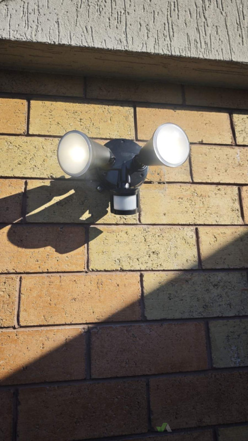 Outdoor Spotlight & Sensor Installation