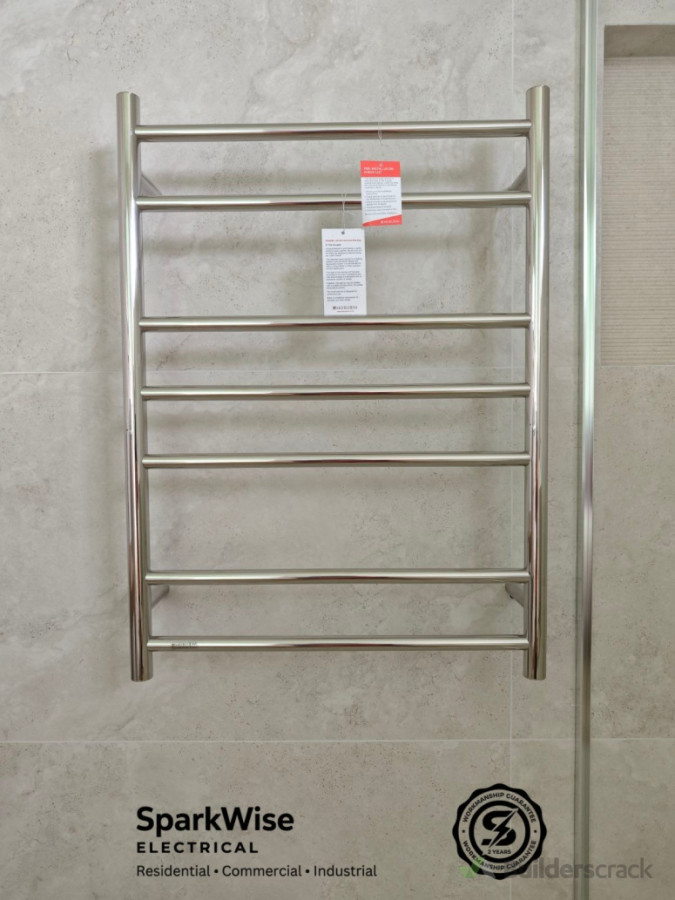 Heated Towel Rail Installation