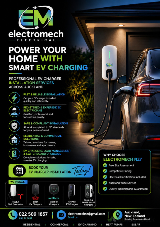 EV charger installation