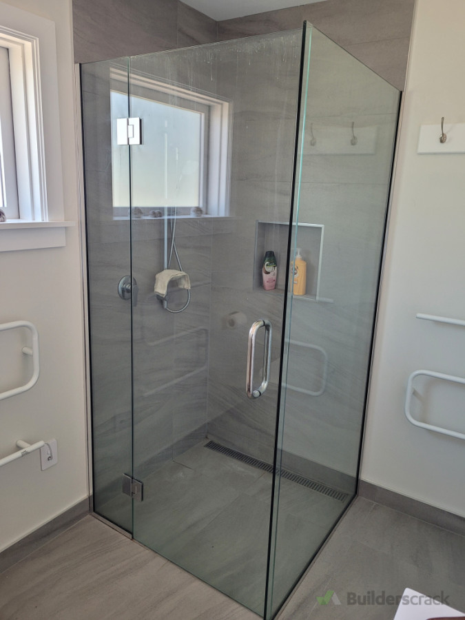 glass shower custom measured  installs