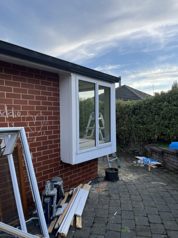 New double glazed window installed