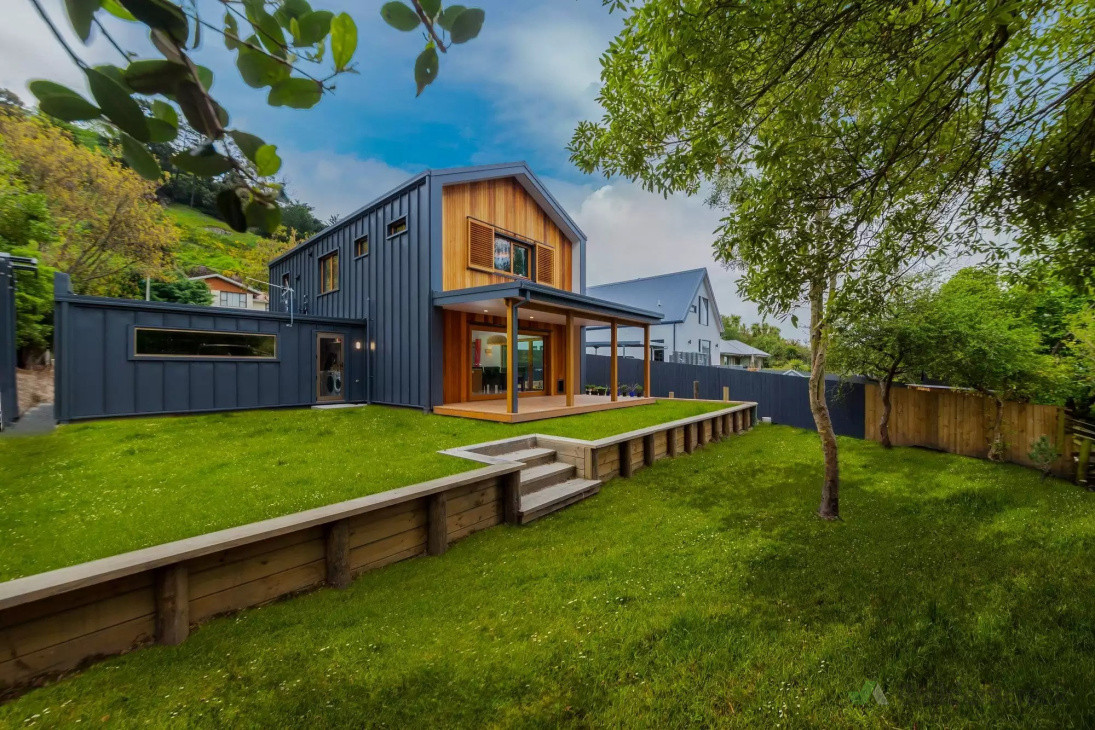 This striking family home is the South Islands first certified Passive House Plus