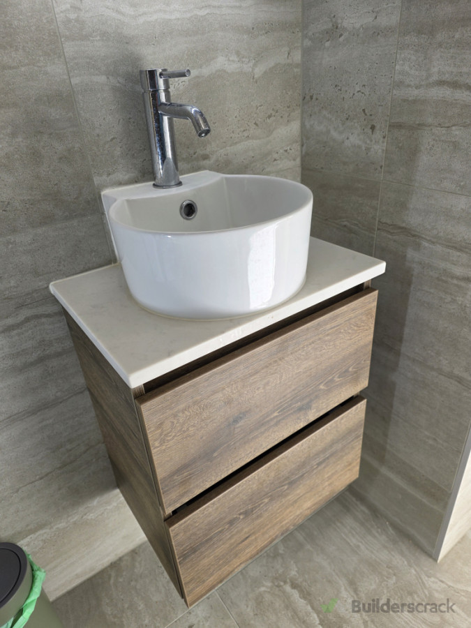 Vanity unit prior to removal