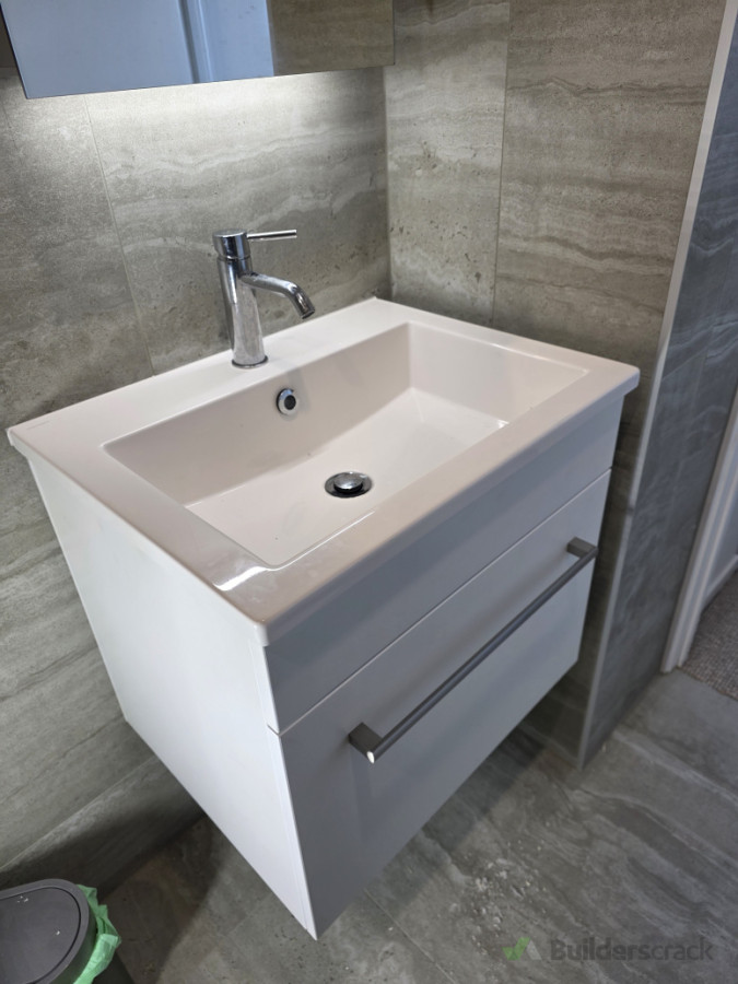 New vanity unit installed