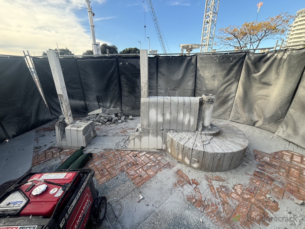 Concrete structure demolition and dump.