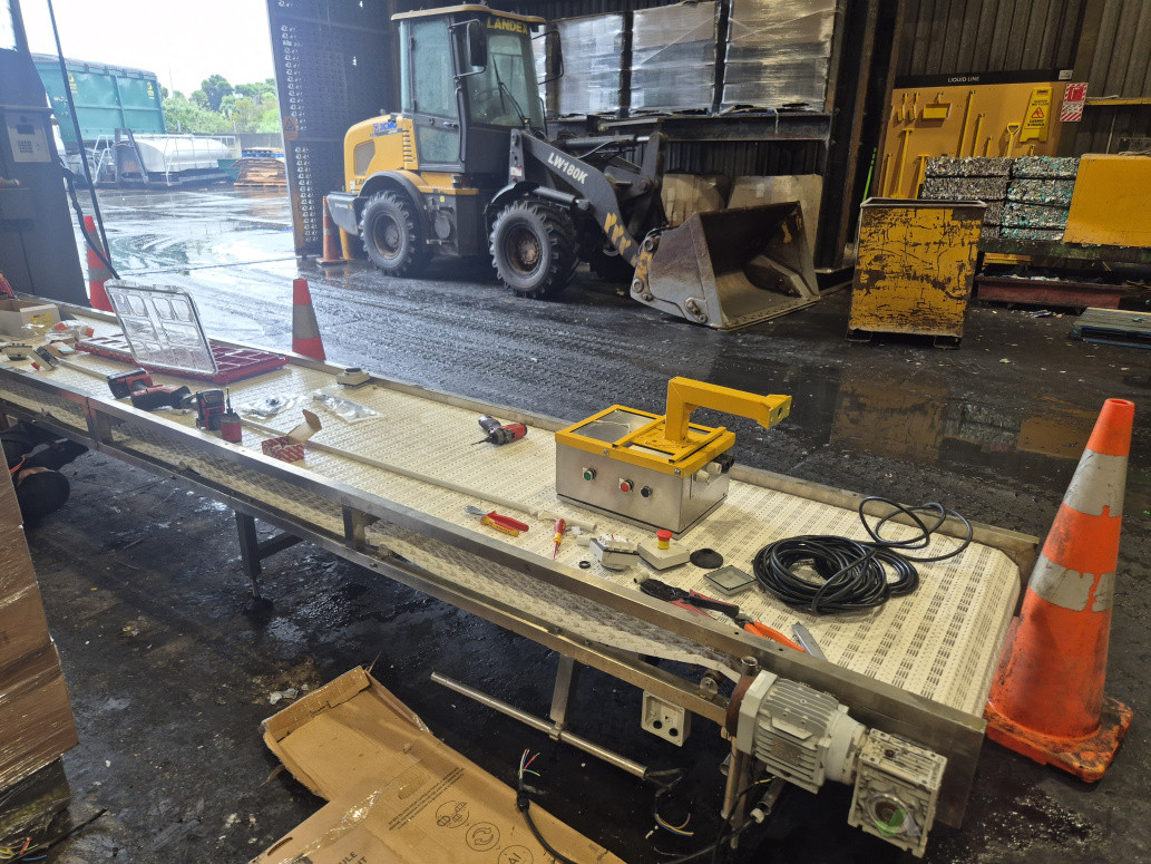 Industrial controls and Machine wiring.
