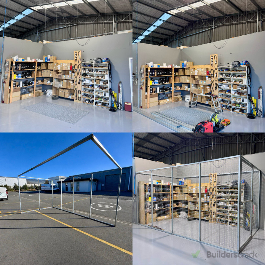 Commercial Warehouse Fence Design and Construction Project