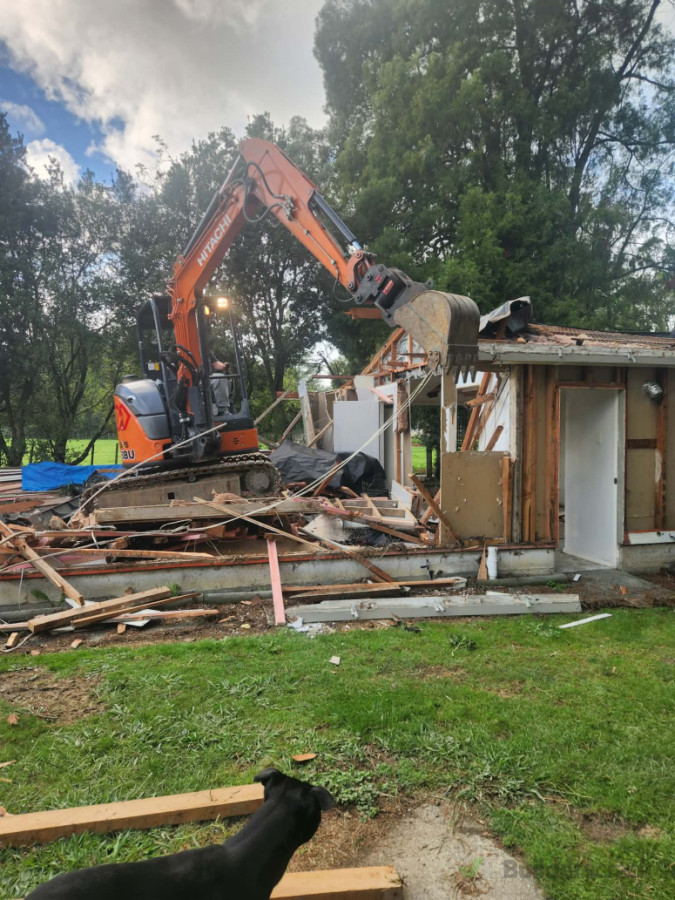 Demo on any scale, small like this to multi storey.