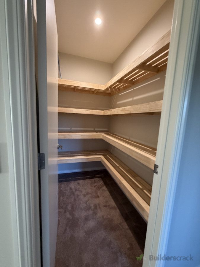 Floating shelves for storage