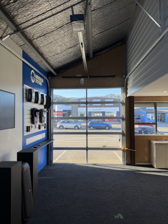 Panoramic doors - offer un rivalled visibility.