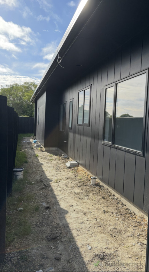 Stria cladding exterior painting
