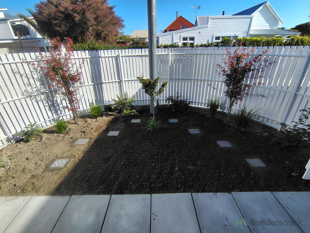 New paving stones for getting around the garden