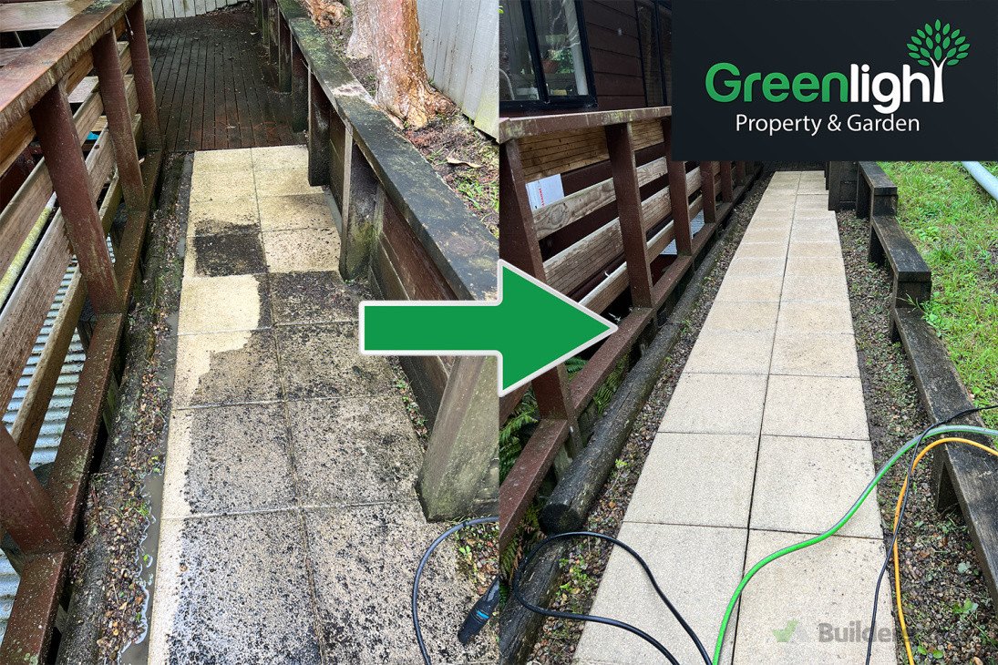 Waterblasting Pavers - Remuera