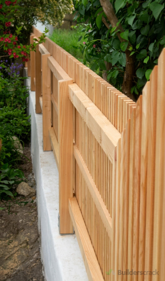 Beautiful Pine Fence.