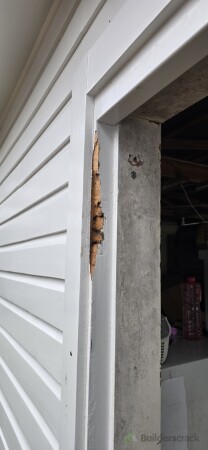 Damaged jamb