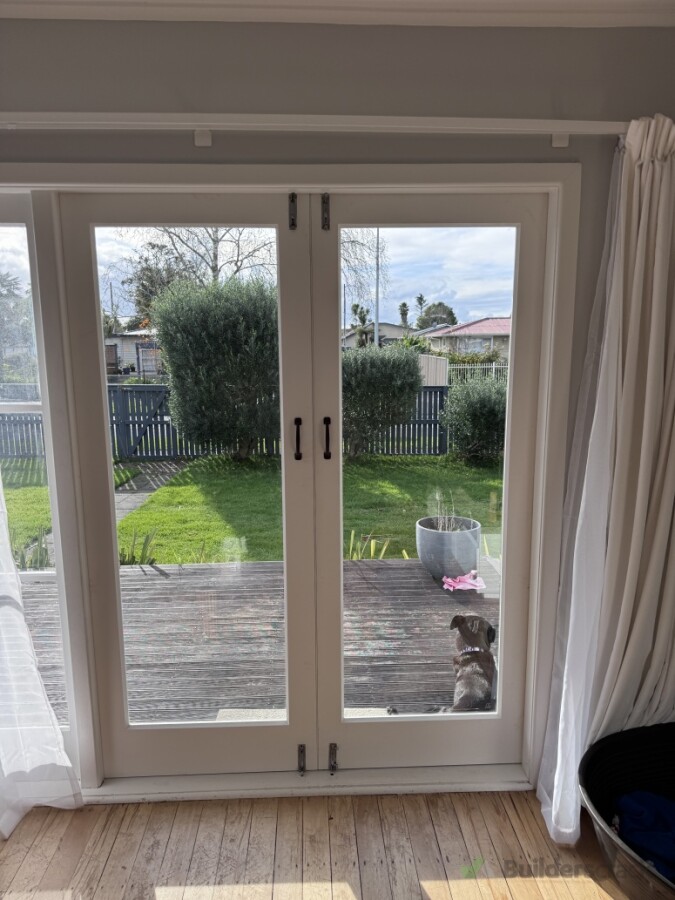 New french door instalation