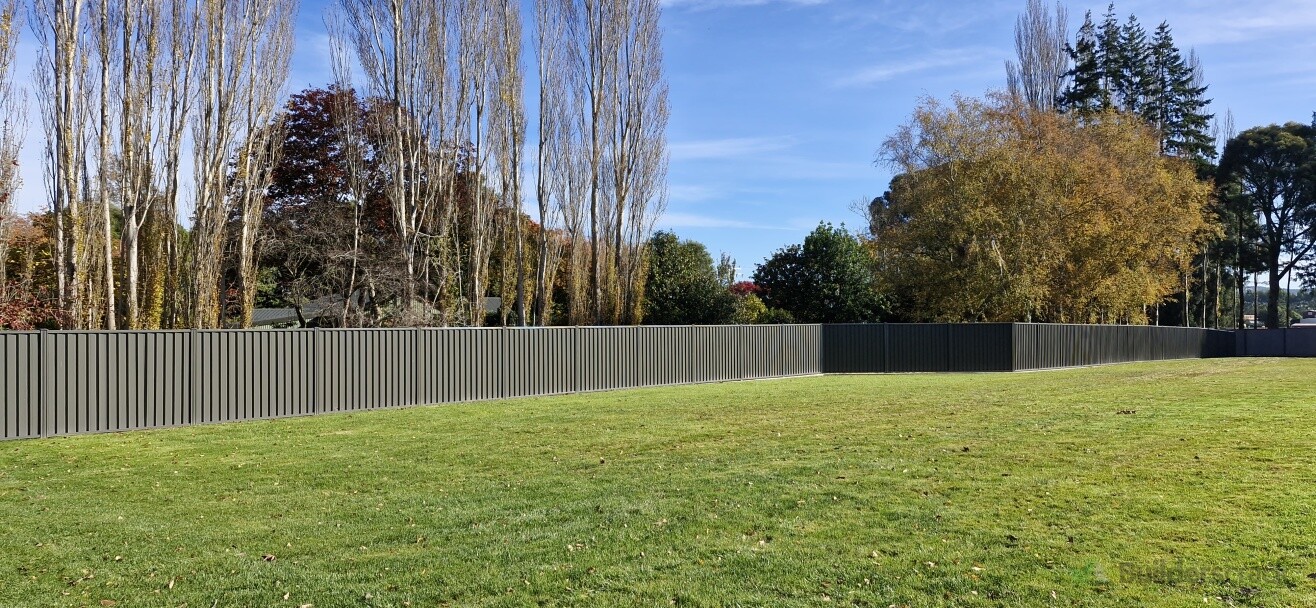 Install 200m of metal fencing