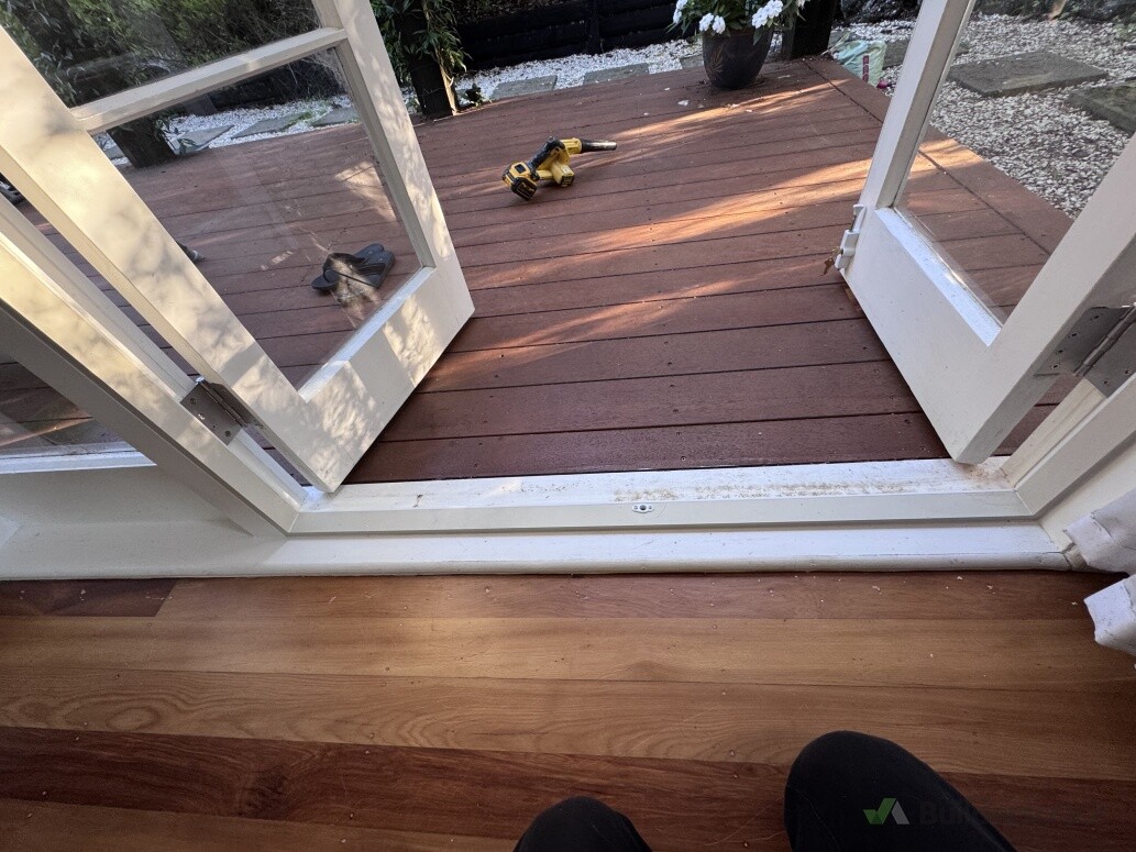 Draught proofing on french doors