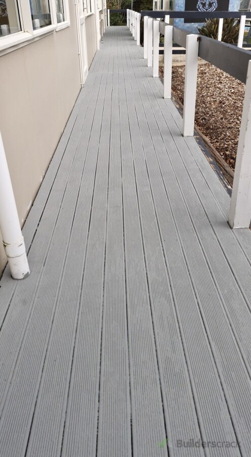 After with non slip paint