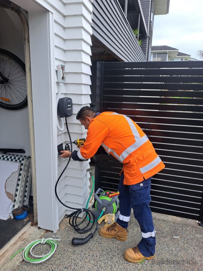 7kW EV charger installation work